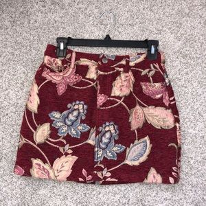 NWOT Floral Skirt
